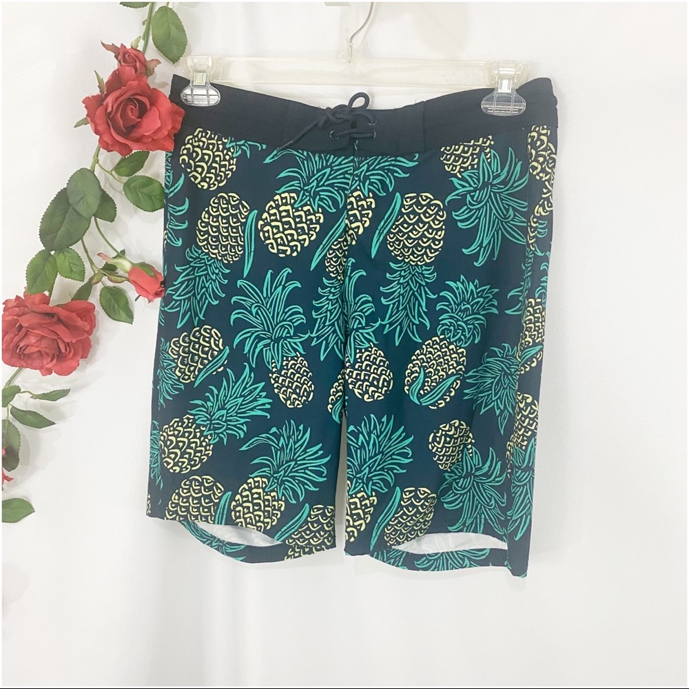 💋3/$20💋 Old Navy Pineapple Board Shorts Swim Trunks
